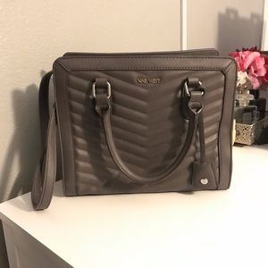 Gray nive west handbag